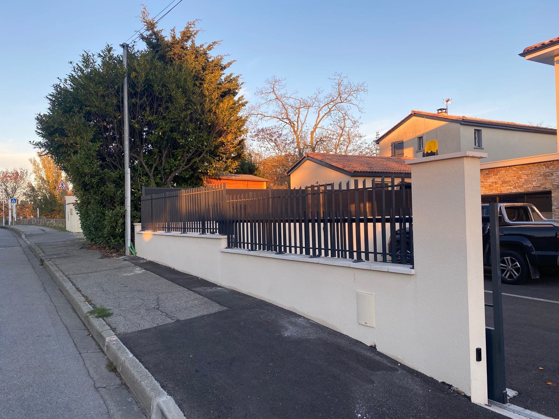 Réalisation diverse : élément en métal artisanal