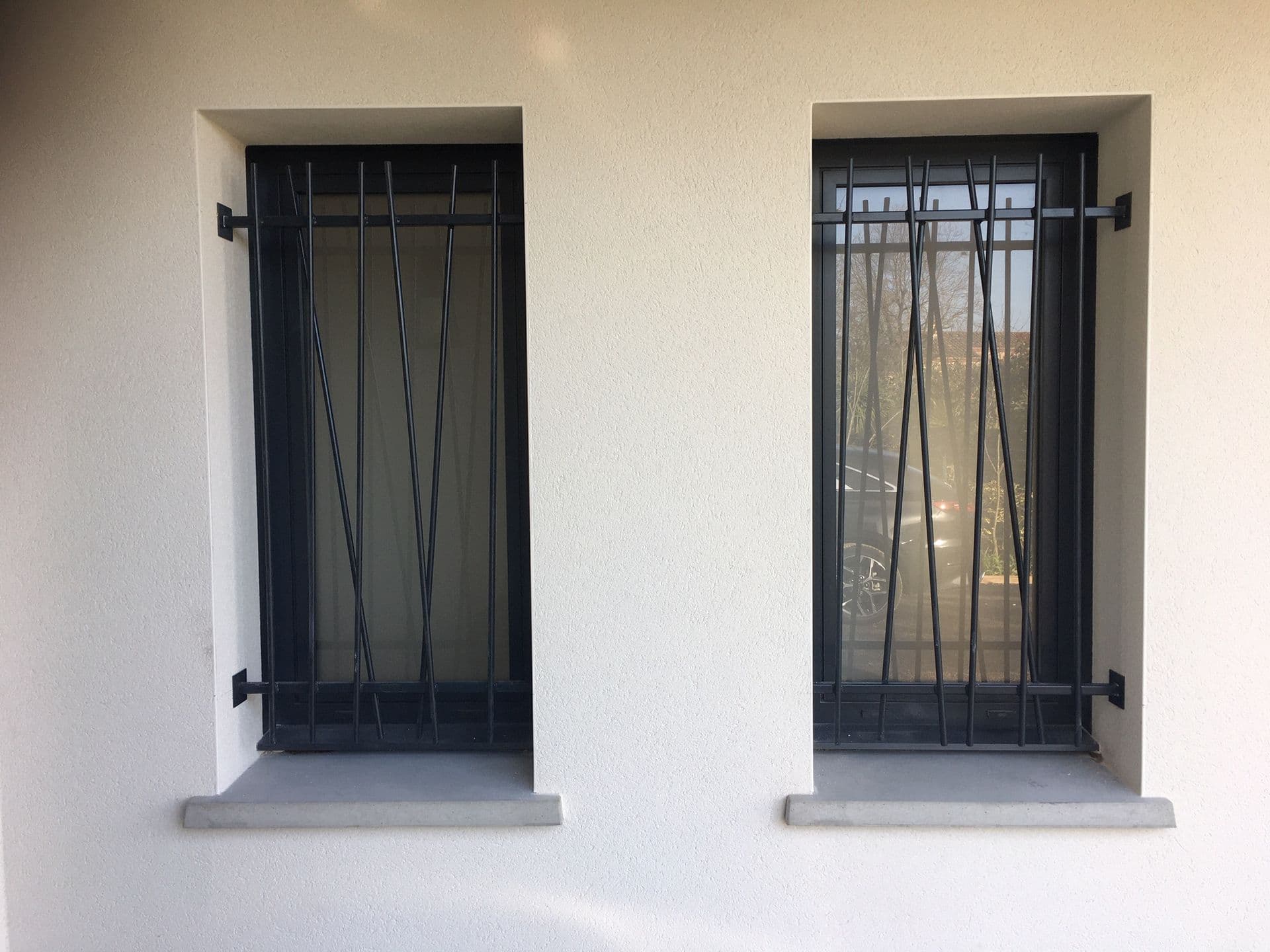 Réalisation diverse : structure métallique décorative