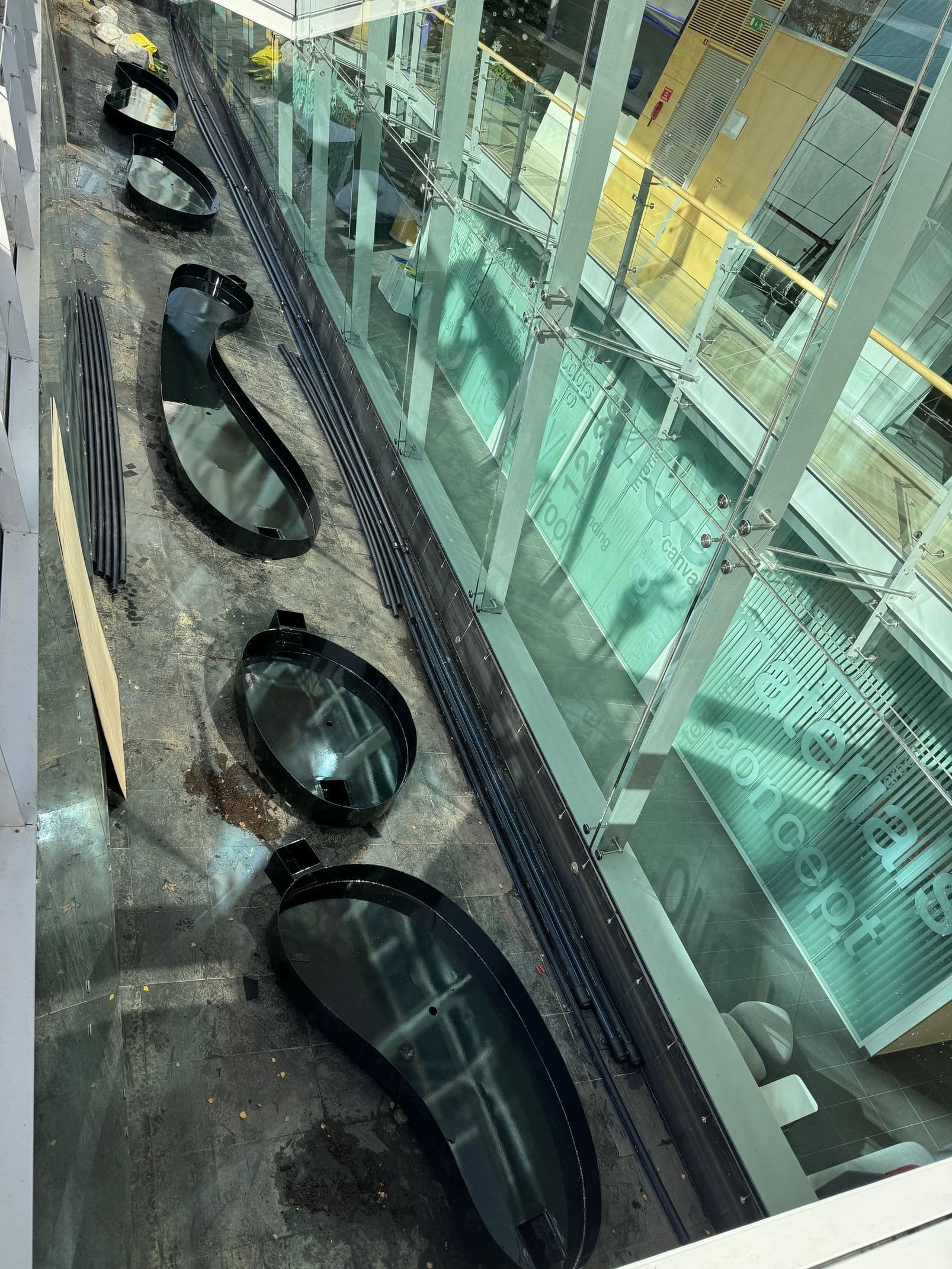 Sculpture métallique artisanale en acier